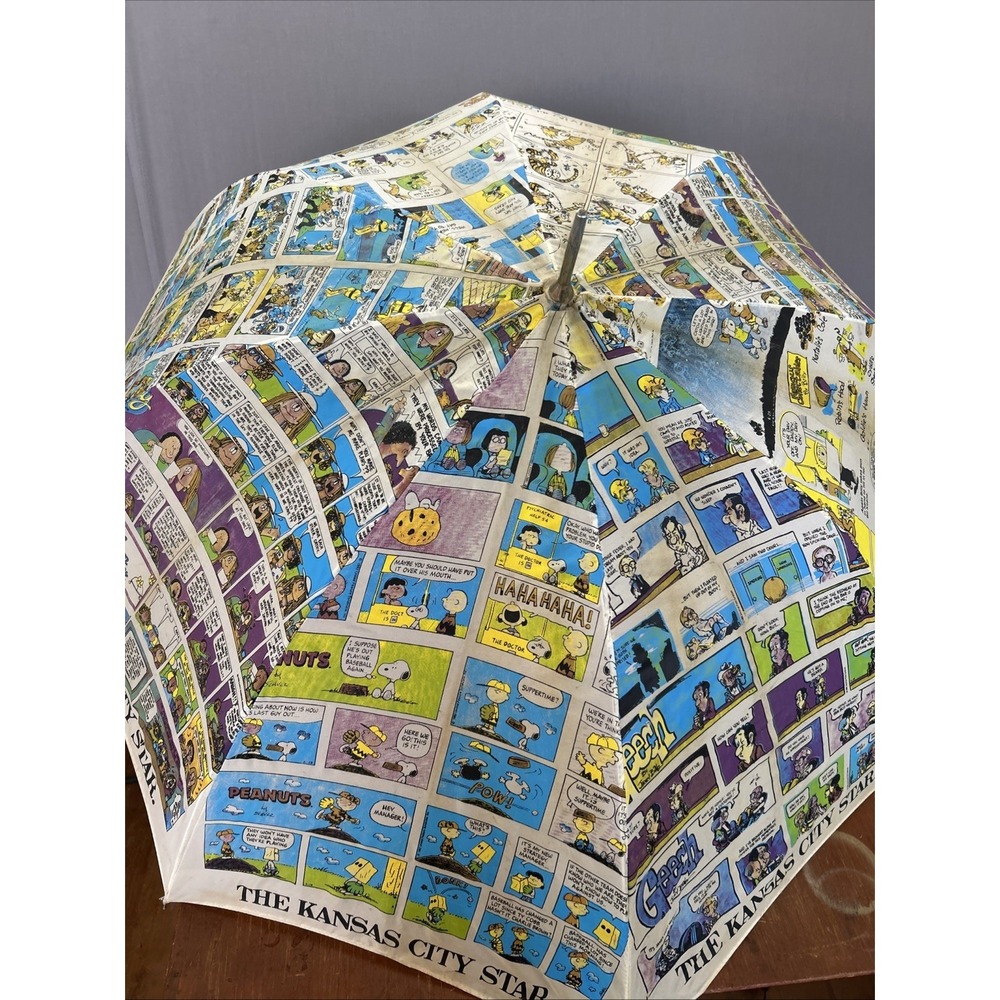 Vintage Kansas City Star Comic Strip Umbrella Peanuts Paper That Fired Disney